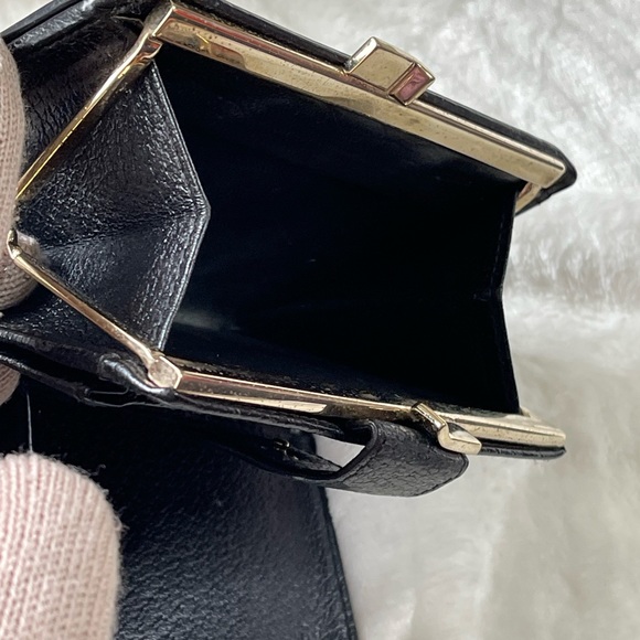 GUCCI GG compact  FRENCH canvas/leather wallet - Picture 11 of 17